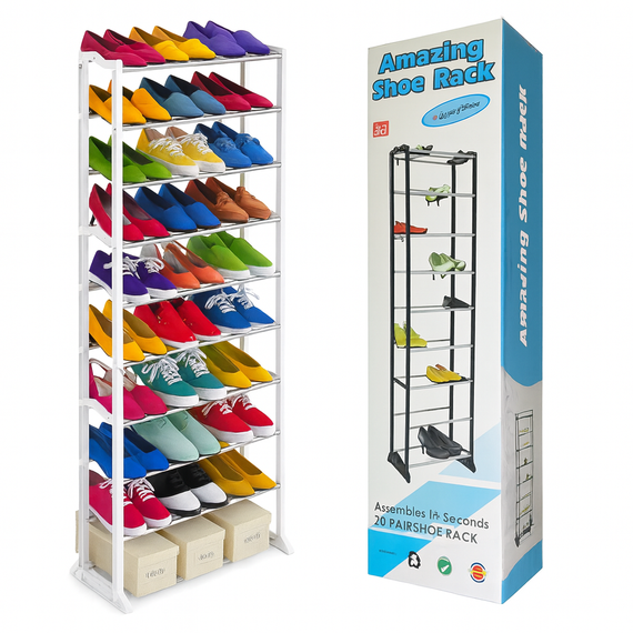 ОЧЕНКА! Полиця для взуття на 30 пар Amazing Shoe Rack (Плохе паковання 2726) | Зображення 3