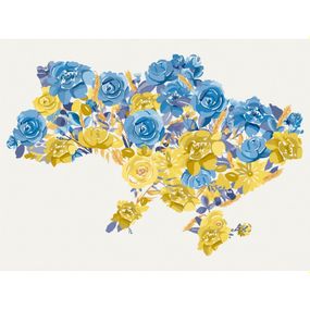Картина по номерам "Цветущая Украина" Bambi 10596-NN 30х40