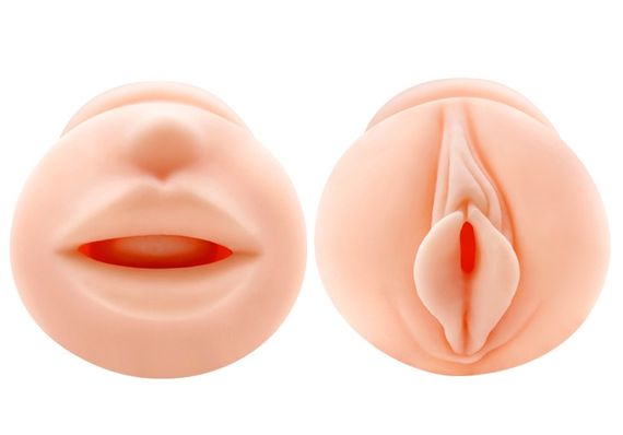 Мастурбатор с двумя входами Crazy Bull - NANCY Pocket Pussyм DOUBLE MASTURBATOR, BM-009224H Sex Aura | Зображення 2