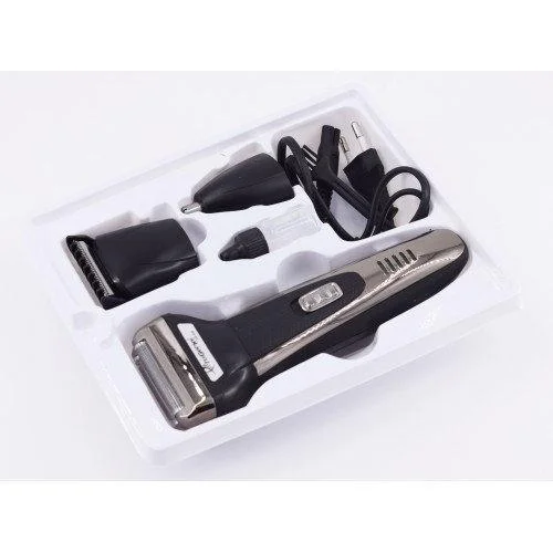 Машинка для стрижки 3 in 1 Gemei GM 598 Черная