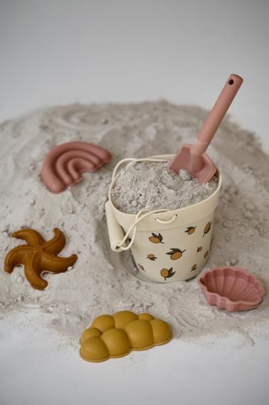 Набір іграшок для піску дитячий силіконовий Лимон