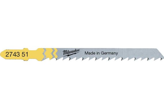 Лобзиковые полотна MILWAUKEE 4932274351 T101D 75Х4мм