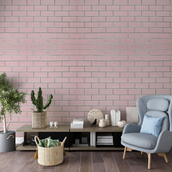 Панель стінова 3D NEW CULTURAL WALL 70*70cm*5mm PINK+SILVER (D) SW-00001501 | Зображення 2