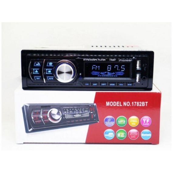 Автомагнітола XPRO 1782BT Чорний 1DIN MP3 1USB, 2USB-зарядка, TF card, bluetooth 20 (MER-14239_537) | Зображення 2