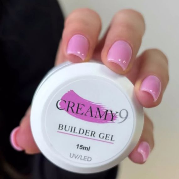 Гель для нарощення нігтів Crooz Creamy gel 09 (лілово-рожевий) 15мл | Зображення 1