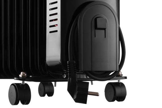 Масляний радіатор Ardesto 2,0 кВт, площа обігріву 20 кв.м., чорний, підлоговий, 9 секцій (OFH-E09X2) | Зображення 6