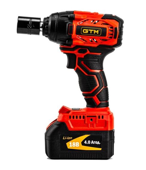 Ударний акумуляторний гайкокрут GTM IWC18/320BL безщітковий | Зображення 1