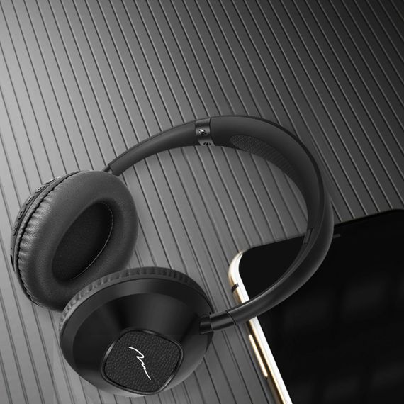 Гарнітура Media-Tech SONIQUE DS-2 Bluetooth+3,5мм, Li-Pol, Black | Зображення 1