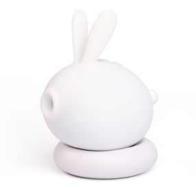 Вакуумный клиторальный стимулятор с вибрацией KISTOY Too Simple White