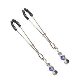 Затискач для сосків Art of Sex - Nipple Clamps Lovely, Голубий