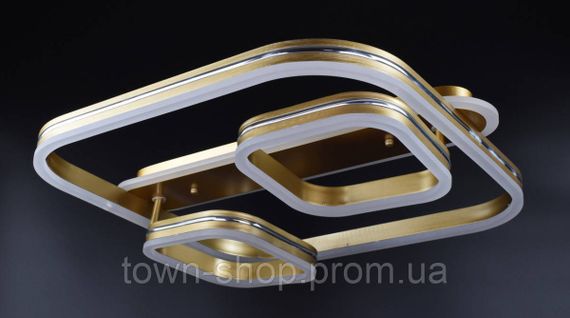 Люстра потолочная LED A55071/1+2-RGB-sg+ch Золото 12х50х55 см.