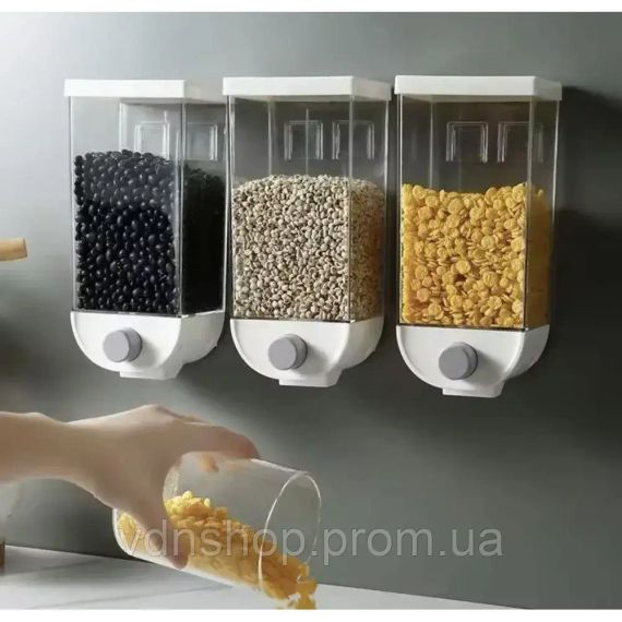 Диспенсер для сыпучих продуктов / Настенные органайзер для хранения AND128 BIG | Зображення 1