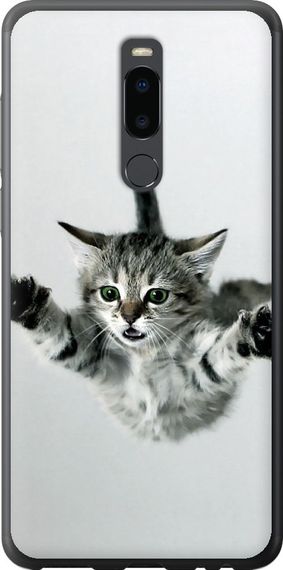 Чехол на Meizu Note 8 Летящий котёнок "2322u-1610-17620"