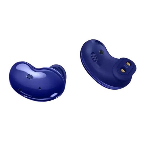 Bluetooth стерео навушники бездротові з боксом для зарядки SAMSUNG Galaxy Buds Live. Колір синій | Зображення 1