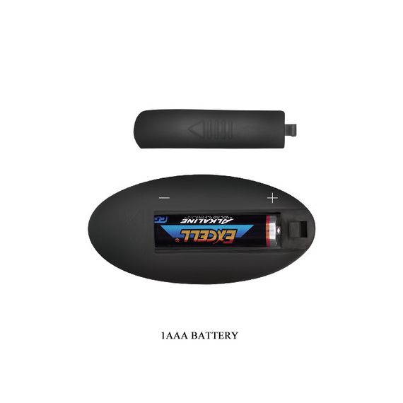 Анальная пробка с вибрацией Baile Mr. Play на пульте управления, черная, 12.4 х 3.2 см sexstyle | Зображення 7