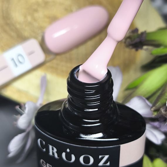 Гель-лак Crooz 10 (мʼякий світло-рожевий) 8мл