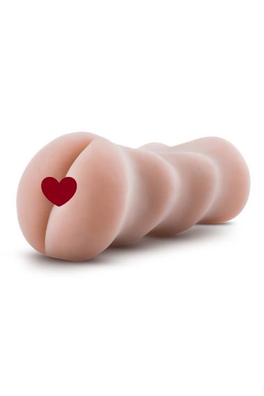 Мастурбатор Анус реалістичний Blush Enlust Cassie з вібрацією, бежевий Sex Aura