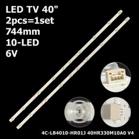 LED підсвітка TV 40" 4C-LB4010-HR01J 4C-LB4010HR02J 40HR330M10A0 V4 2шт.