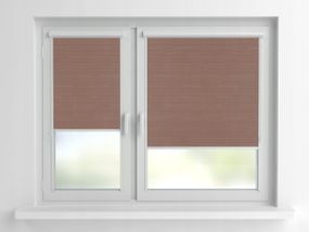 Рулонна штора Rolets Льон 2-7439-700 70x170 см закритого типу Капучіно