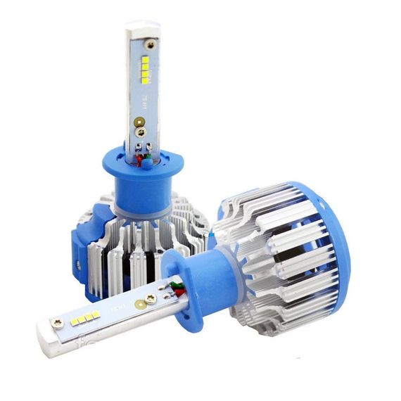 Комплект світлодіодних ламп TurboLed T1 H1 6000K 50W 12/24v CanBus з активним охолодженням | Зображення 1