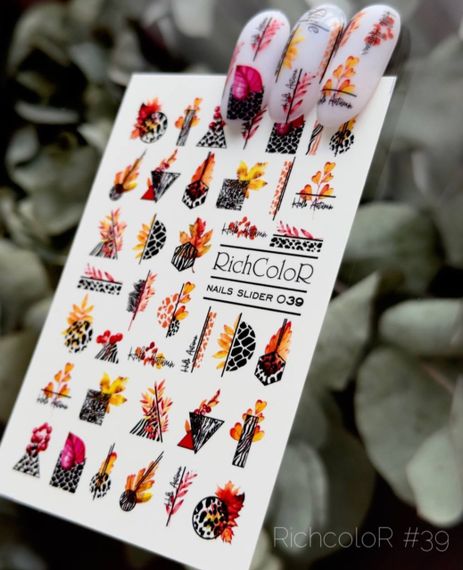 Рифлений слайдер RichColor 039 на водяній основі (6.5x9.5см) | Зображення 1