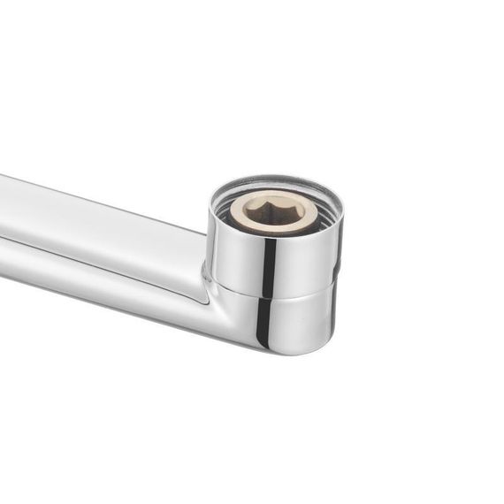 Смеситель латунный для ванны Lidz Orion 005 с поворотным изливом (c душевым гарнитуром) (k35) LDORI005CRM48094 Chrome | Зображення 4