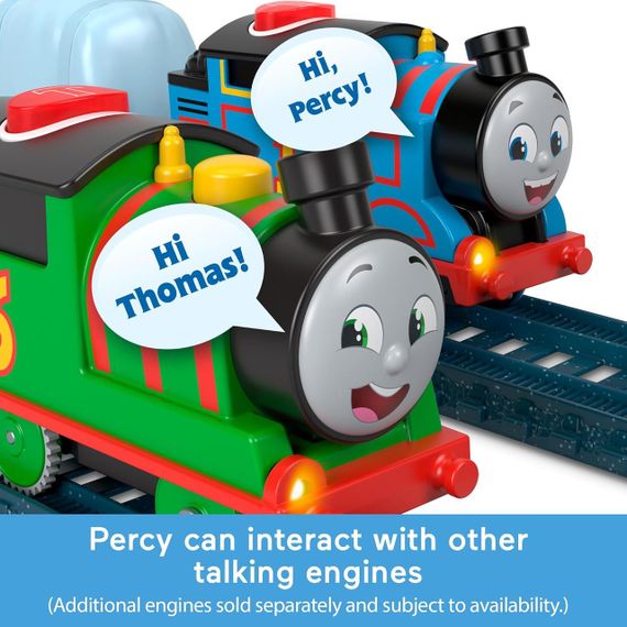 Паровозик Томас и друзья Моторизованный говорящий поезд Перси Thomas & Friends Motorized Train Talking Percy | Зображення 4