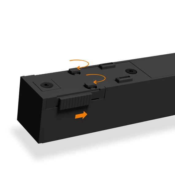 Світильник МАГНІТНИЙ трековий VIDEX LD430B 10.5W 30cm 4000K 48V Black | Зображення 5