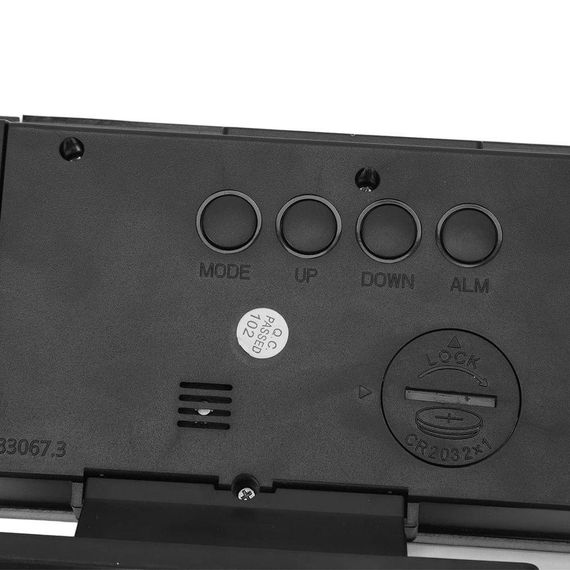 Годинник настільний з проекцією часу, DS-3618LP, від USB / Дзеркальний годинник з будильником / Електронний годинник з LED | Зображення 7