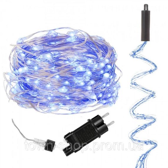 Гирлянда (конский хвост) Springos CL0095, 2 м 300 LED, Blue | Зображення 1