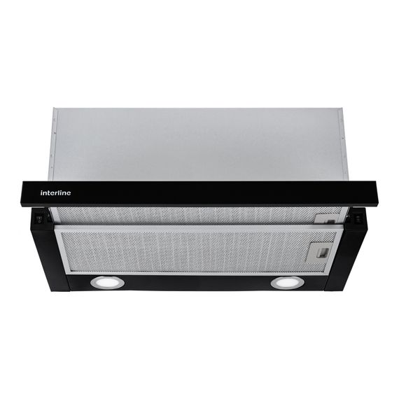 Витяжка кухонна Interline SHARK PLUS BL/S A/60 | Зображення 1
