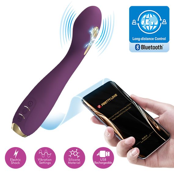 Смарт вібратор Pretty Love - HECTOR G-SPOT VIBRATOR з електростимуляцією, BI-014765HP-1 Sex Aura | Зображення 1