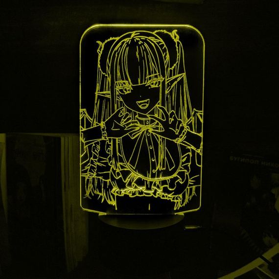 Акриловий світильник-нічник Марін Кітагава 2 жовтий tty-n002133