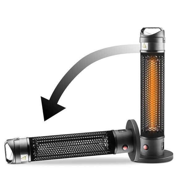 Інфрачервоний обігрівач Neo Tools 1000 Вт, Чорний (90-035) | Зображення 3