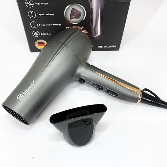 Потужний фен для швидкого укладання волосся, Фен для волосся з дифузором Електричний укладання FT-79 | Зображення 6