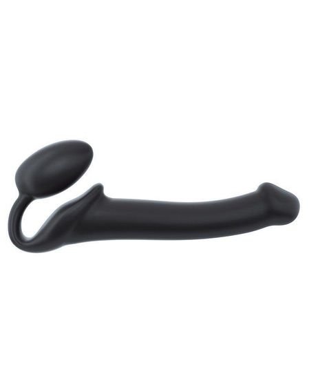 Безремневой страпон Strap-On-Me Black M, полностью регулируемый, диаметр 3,3см Sex Aura