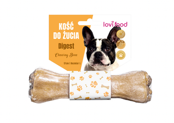 Ласощі у вигляді жувальної кістки Lovi Food.(качка/яловичіна/яблуко) | Зображення 2
