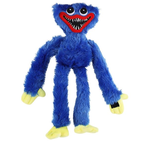 Мягкая игрушка Хаги Ваги 37 см, с липучками на руках, Синяя / Монстрик обнимашка для детей