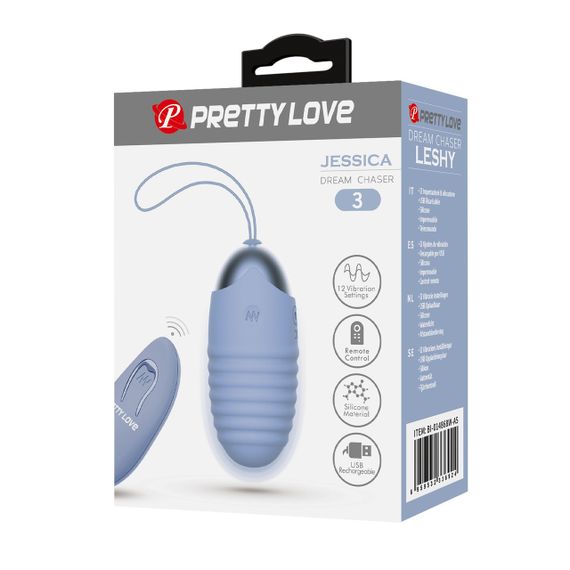 Виброяйцо серии Pretty Love - Jessica Dream chaser 3 Blue, BI-014362W-3A5 Sex Aura | Зображення 7