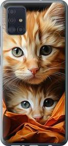 Чехол на Samsung Galaxy A51 2020 A515F Котики 2 из пластика FCh_008337
