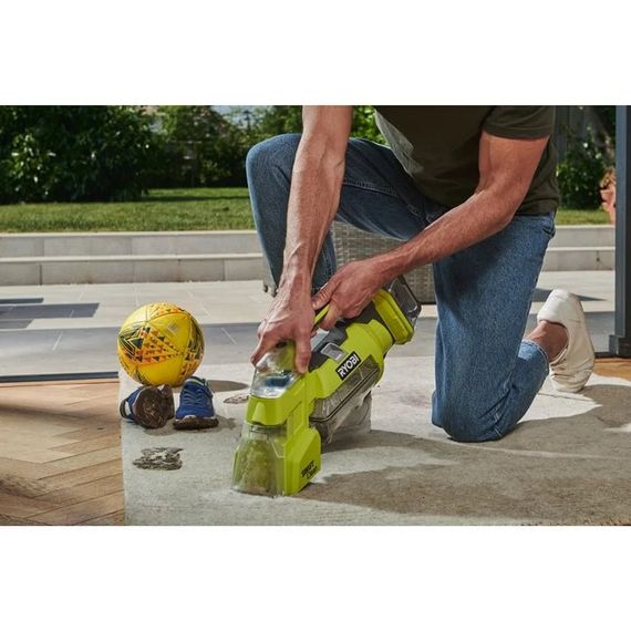 Пылесос аккумуляторный моющий Ryobi ONE+ RDC18-0 18В 17Вт контейнер для воды чистая/грязная 0.12/0.2л 2.5кг без АКБ и ЗУ 5133005905 | Зображення 6