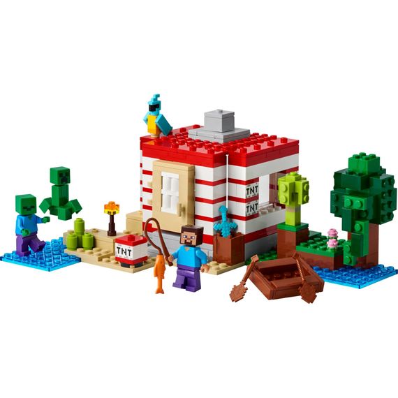 Конструктор LEGO Minecraft Будинок із вибухівки в джунглях (21275) | Зображення 1