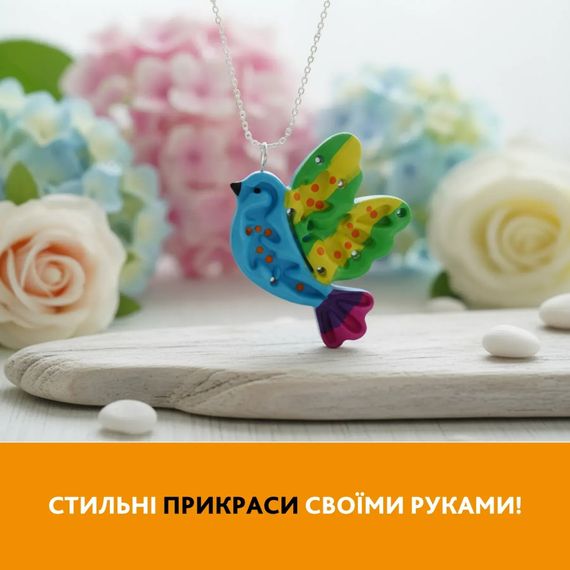 Творческий набор для изготовления украшений "Птичка" PG-004A из полимерной глины | Зображення 7