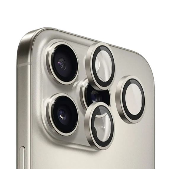 Защитное стекло BlueO Metal на камеру для Apple iPhone 16 Pro / 16 Pro Max / 15 Pro / 15 Pro Max | Зображення 2