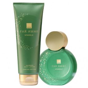 Набір Avon Far Away Sparkle (Парфумна вода 50 мл + Лосьйон для тіла 125 мл)