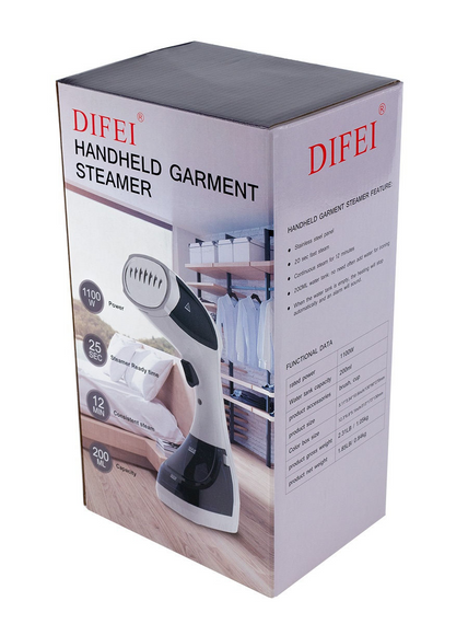 Відпарювач для одягу ручний 1100 Вт, парова праска Difei Handheld Garment Steamer DF-019A | Зображення 5