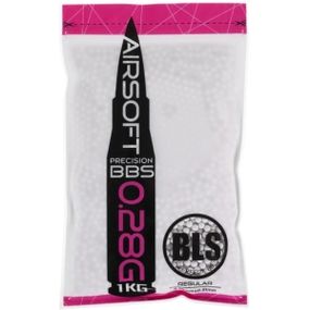 Страйкбольные шарики BLS Precision White 6 мм 0,28 г 1 кг