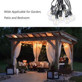 Вулична Гірлянда Ретро + 50 LED лампочок G40 в Комплекті 15 метрів