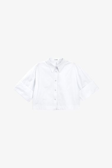 Блуза однотонна для дівчинки DomeiLand 823041 152 см Білий shop (2000990884251)