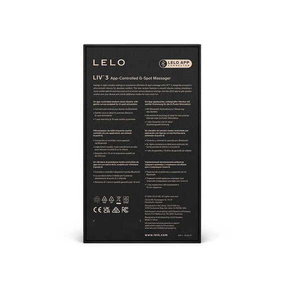 Вибратор LELO Liv 3 Powder Blue sexstyle | Зображення 3